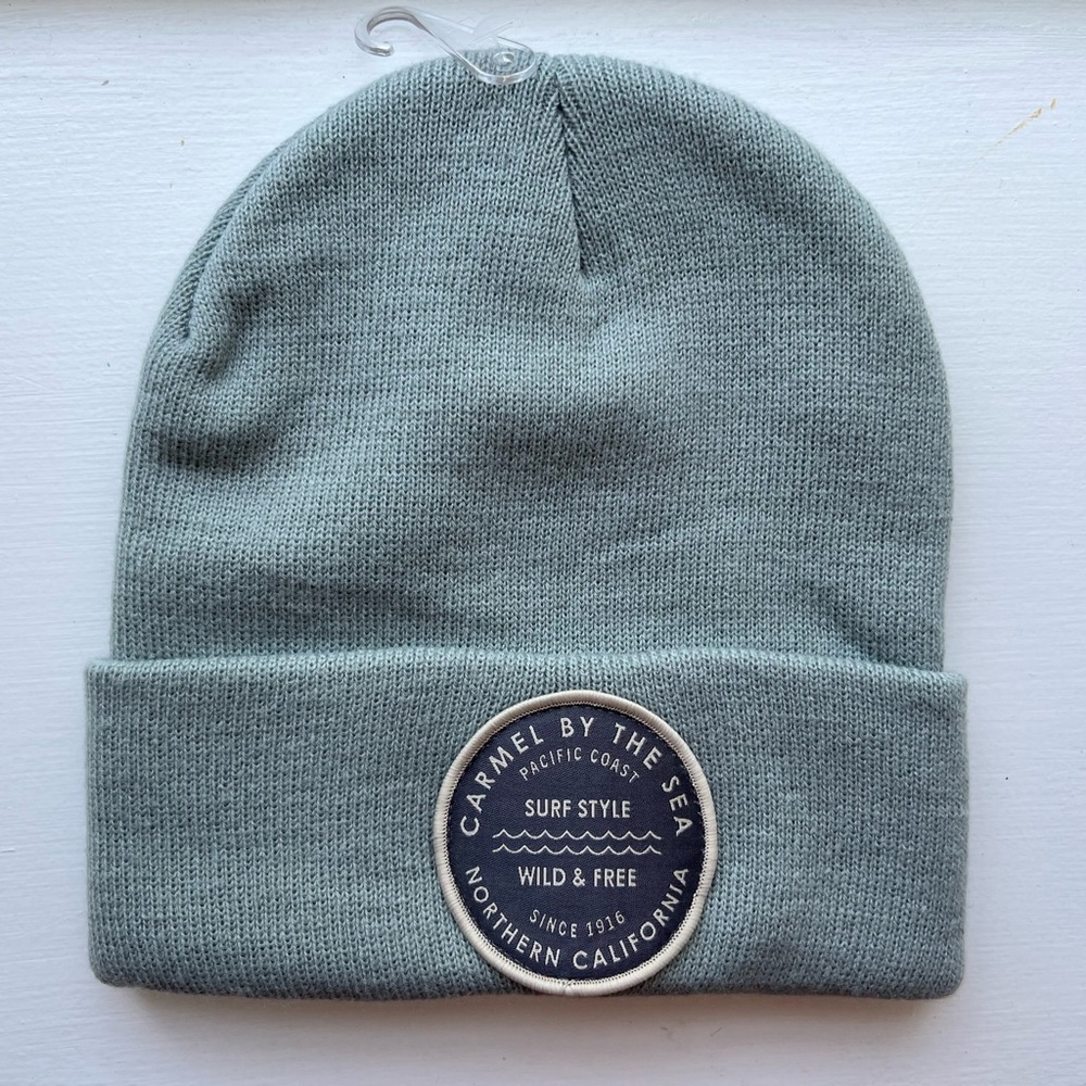 Carmel by the Sea Northern California Cuffed Beanie Hat Unisex | Blue
